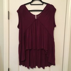 Free People Wine/Maroon too. Size M